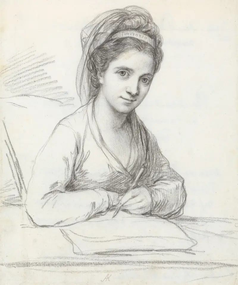 Självporträtt av Angelica Kauffmann