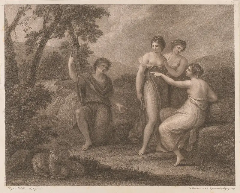 Selim of the Shepherd’s Moral av Angelica Kauffmann