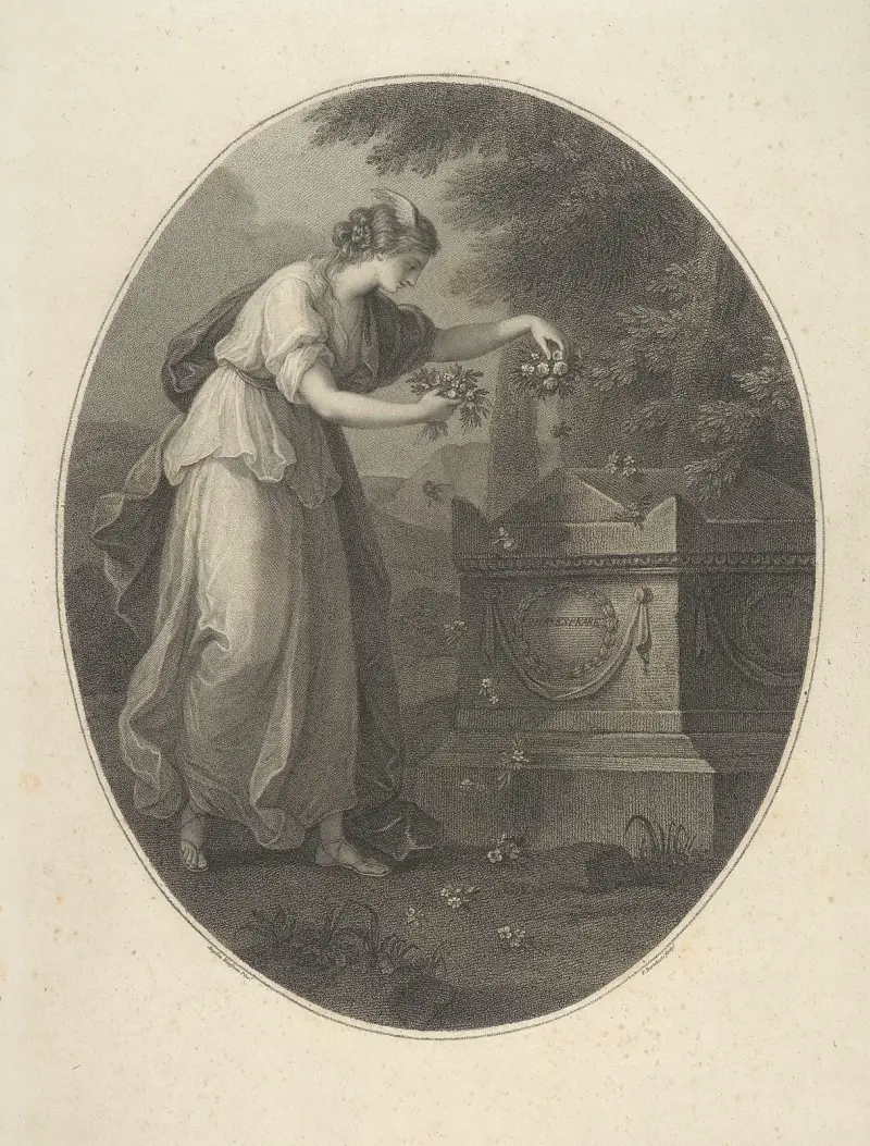 Shakespeares grav av Angelica Kauffmann