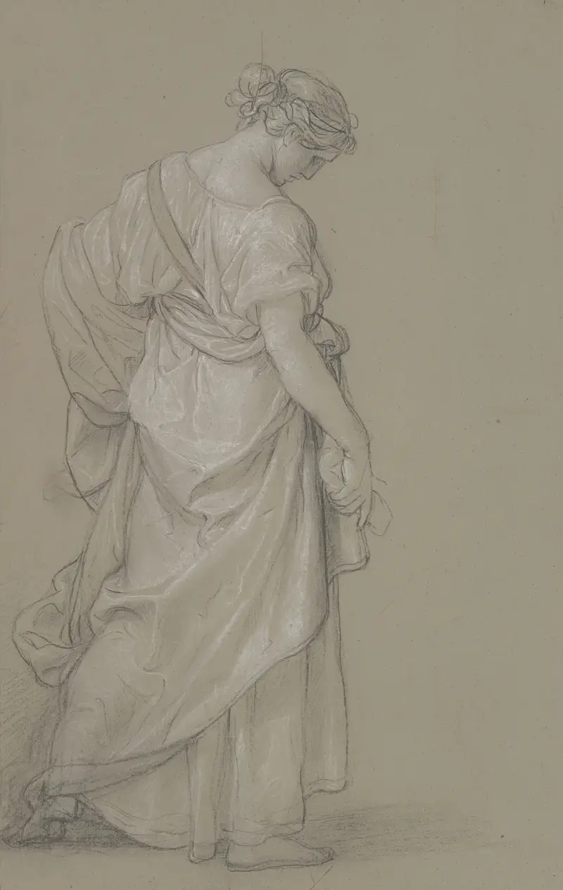 Study of a Standing Woman av Angelica Kauffmann