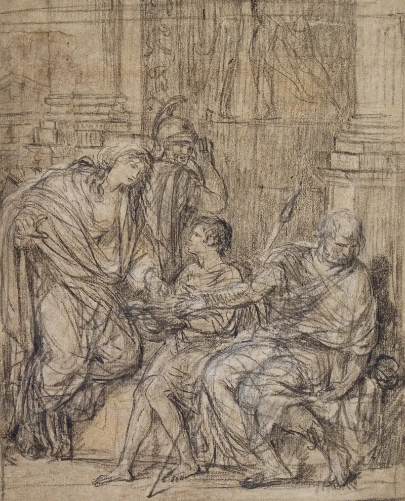 Den blinde Belisarius av Angelica Kauffmann