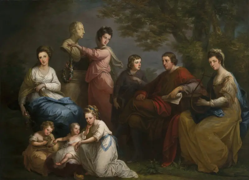 The Family of the Earl of Gower av Angelica Kauffmann