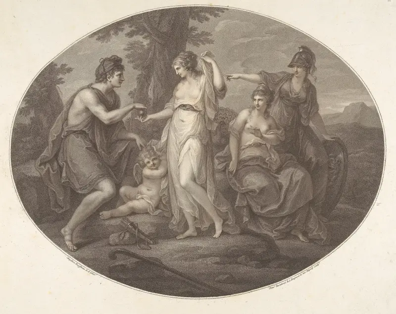 Sąd Parysa, Angelica Kauffmann