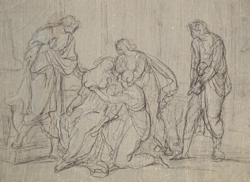 Vergilius läser Aeneiden för Augustus och Octavia av Angelica Kauffmann