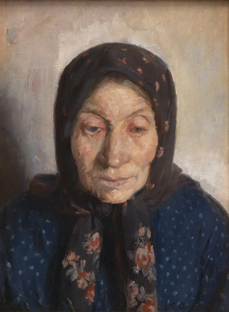 An Old Fisherman’s Wife av Anna Ancher
