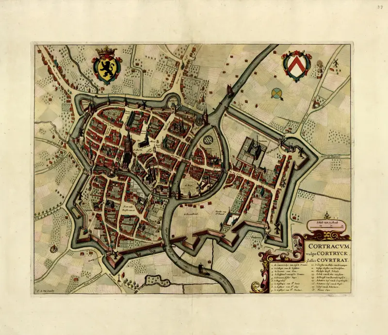 Kortrijk, på franska Courtrai av Anna Beek