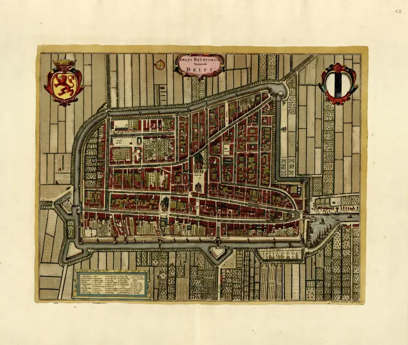 Delfi Batavorum venacule Delft av Anna Beek