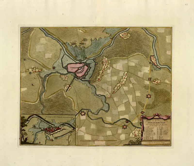Plan de la ville de Dendermonde, Anna Beek