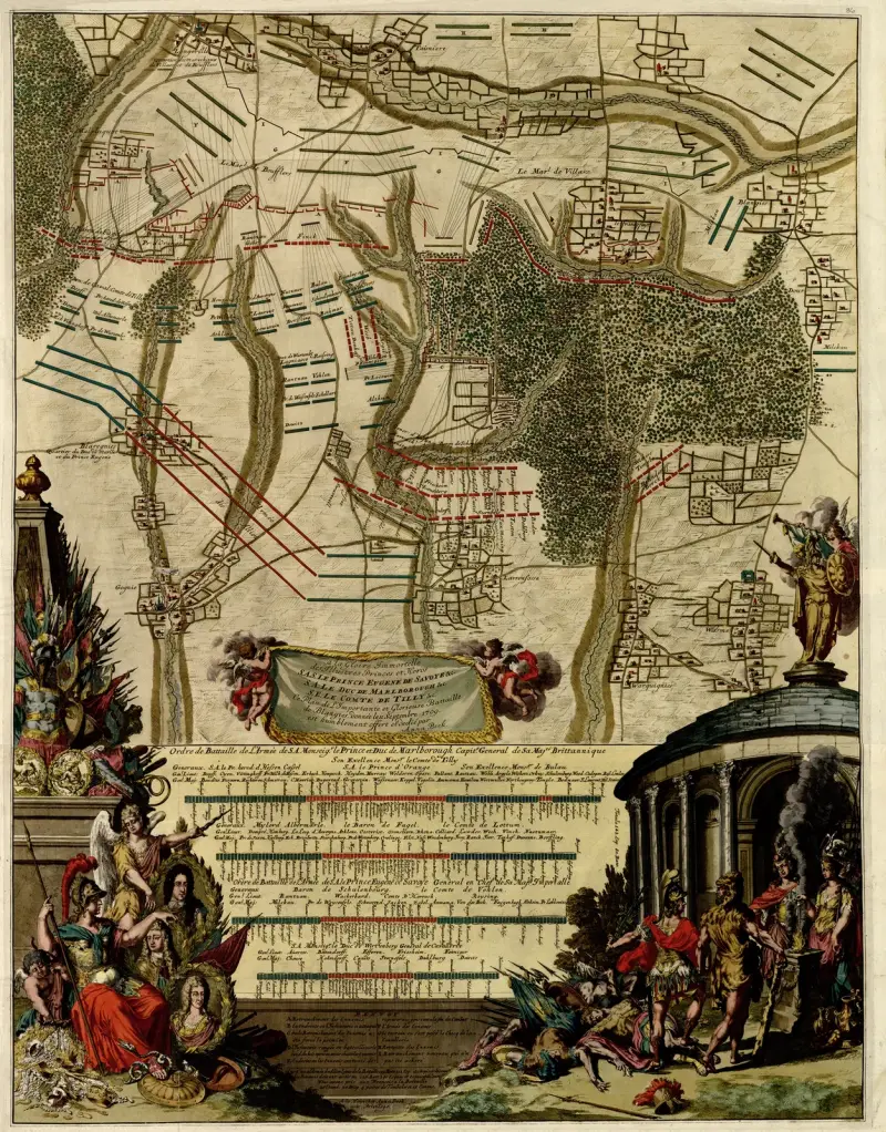 Plan de l’importante et glorieuse bataille de Blangies av Anna Beek