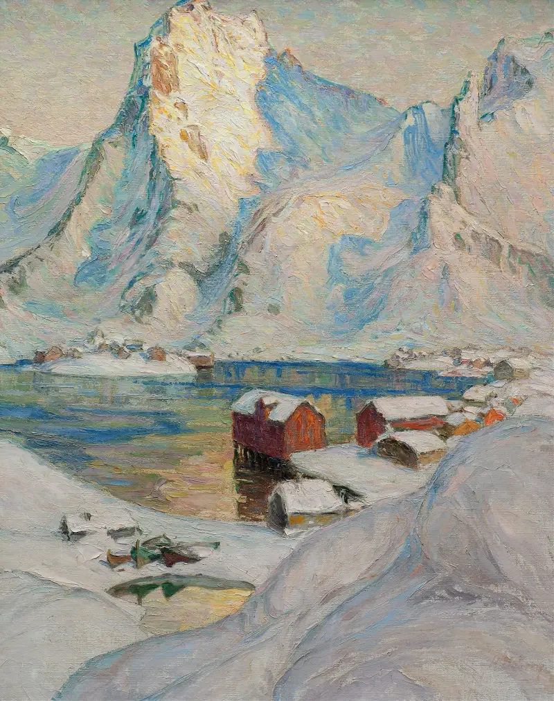 En arktisk vårdag. Studie från Nordnorge av Anna Boberg