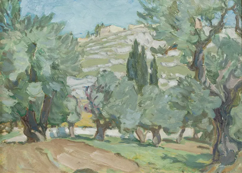 Studie aus Jerusalem von Anna Boberg