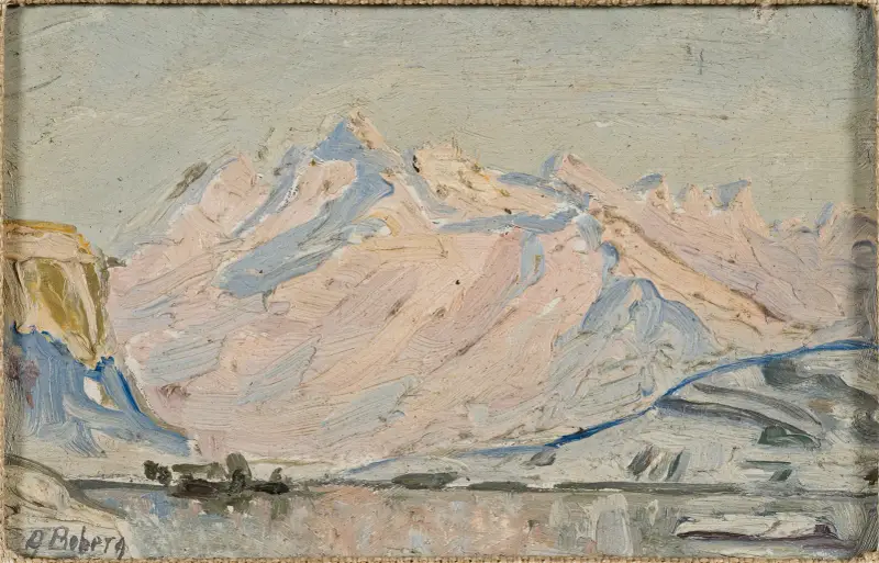Slunce nad Lofotami. Studie, Anna Boberg