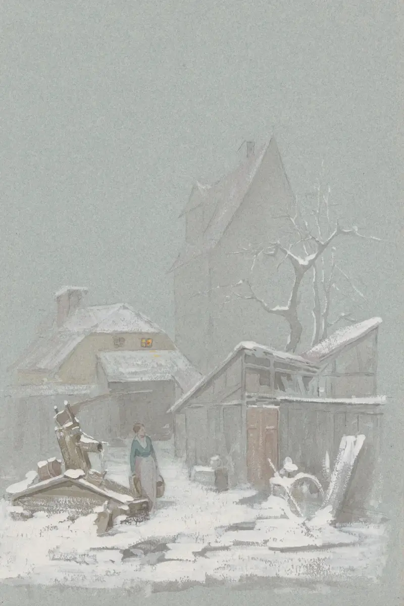 Schelfloo im Schnee von Anna Nordlander