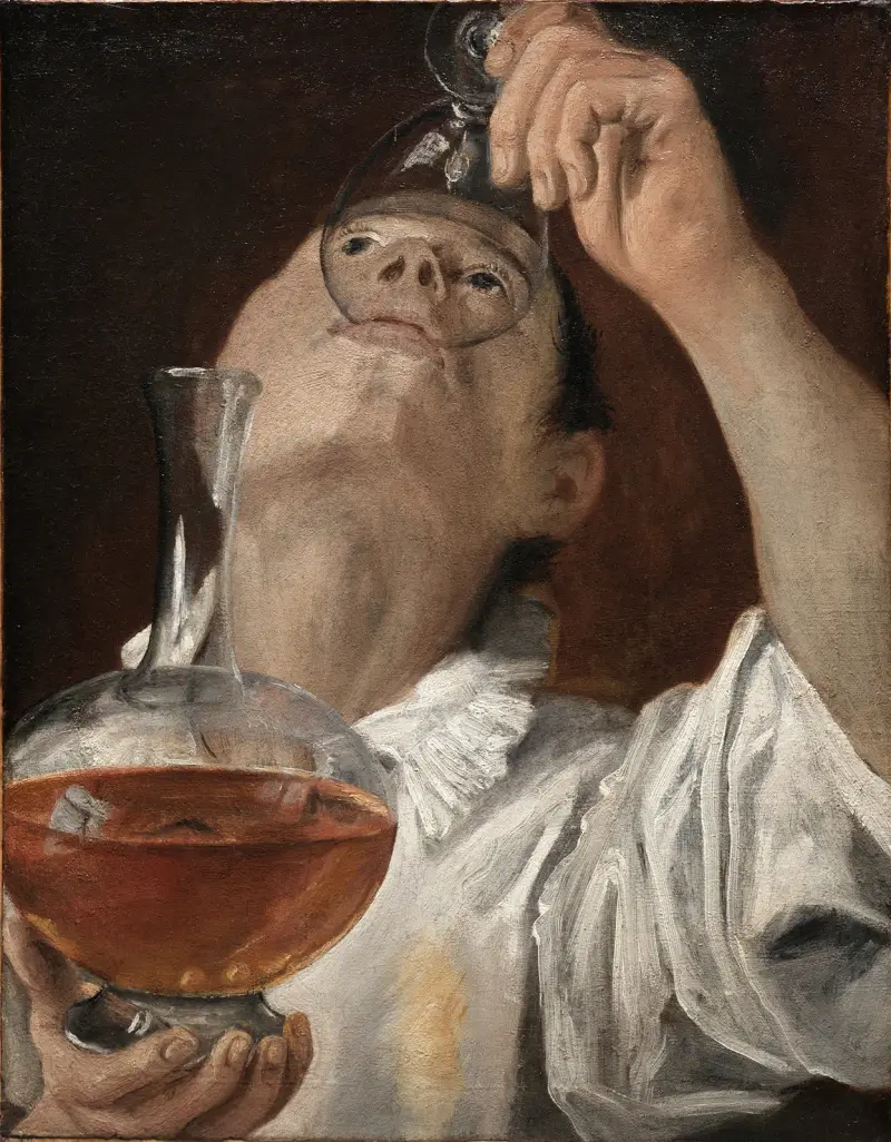 Pijící chlapec, Annibale Carracci