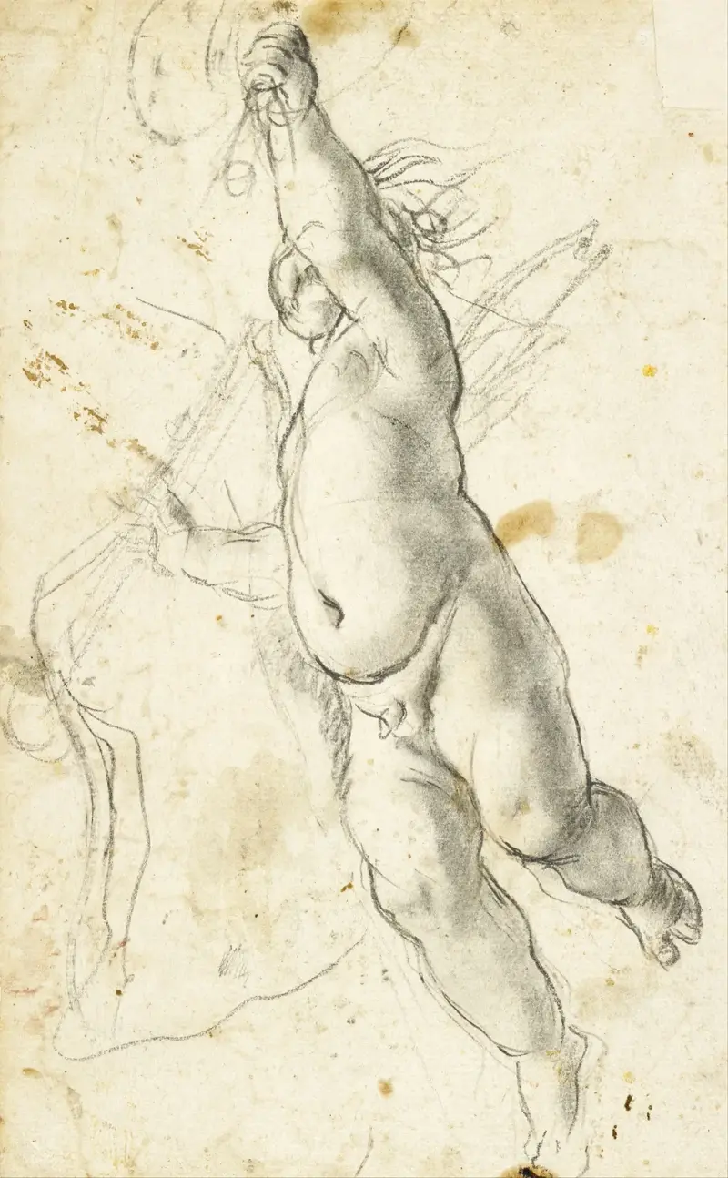 Letící putto, Annibale Carracci