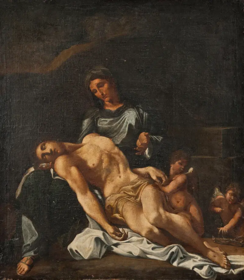 Pietà, Annibale Carracci