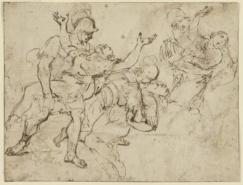 Rape of the Sabine Women av Annibale Carracci