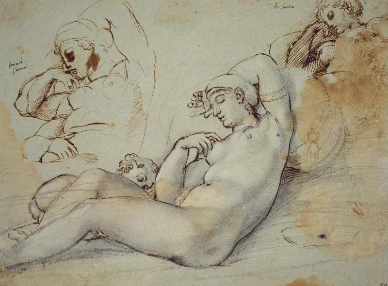 Study of Venus at Rest av Annibale Carracci