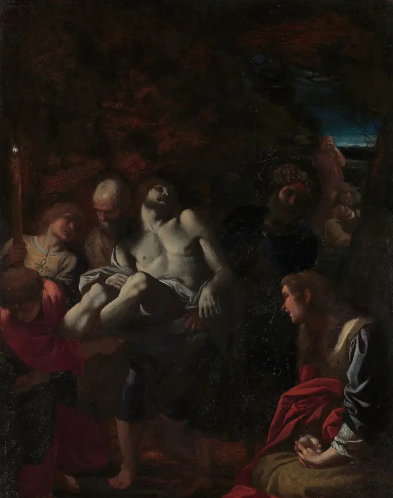 Kristi begravning av Annibale Carracci