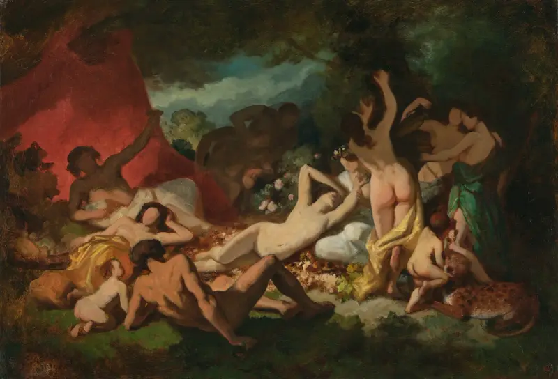 Bakchická scéna, Anselm Feuerbach