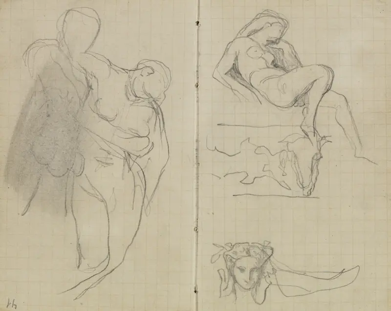 Liten skissbok av Anselm Feuerbach