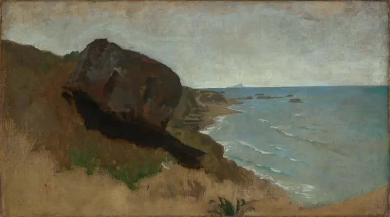 Küste bei Porto d’Anzio av Anselm Feuerbach