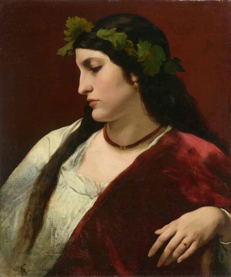 Nanna as a Bacchante av Anselm Feuerbach