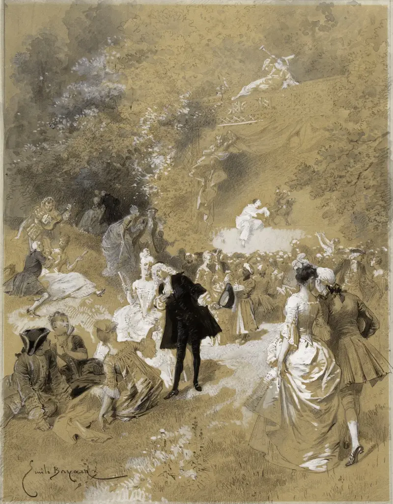 La Fête chez Thérèse av Émile-Antoine Bayard