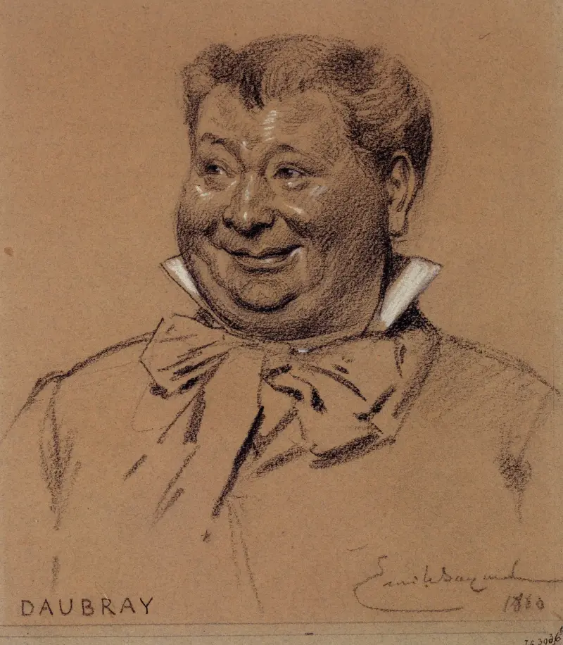 Portrait de Daubray, acteur du Palais Royal., 1880 – nr 2 av Émile-Antoine Bayard