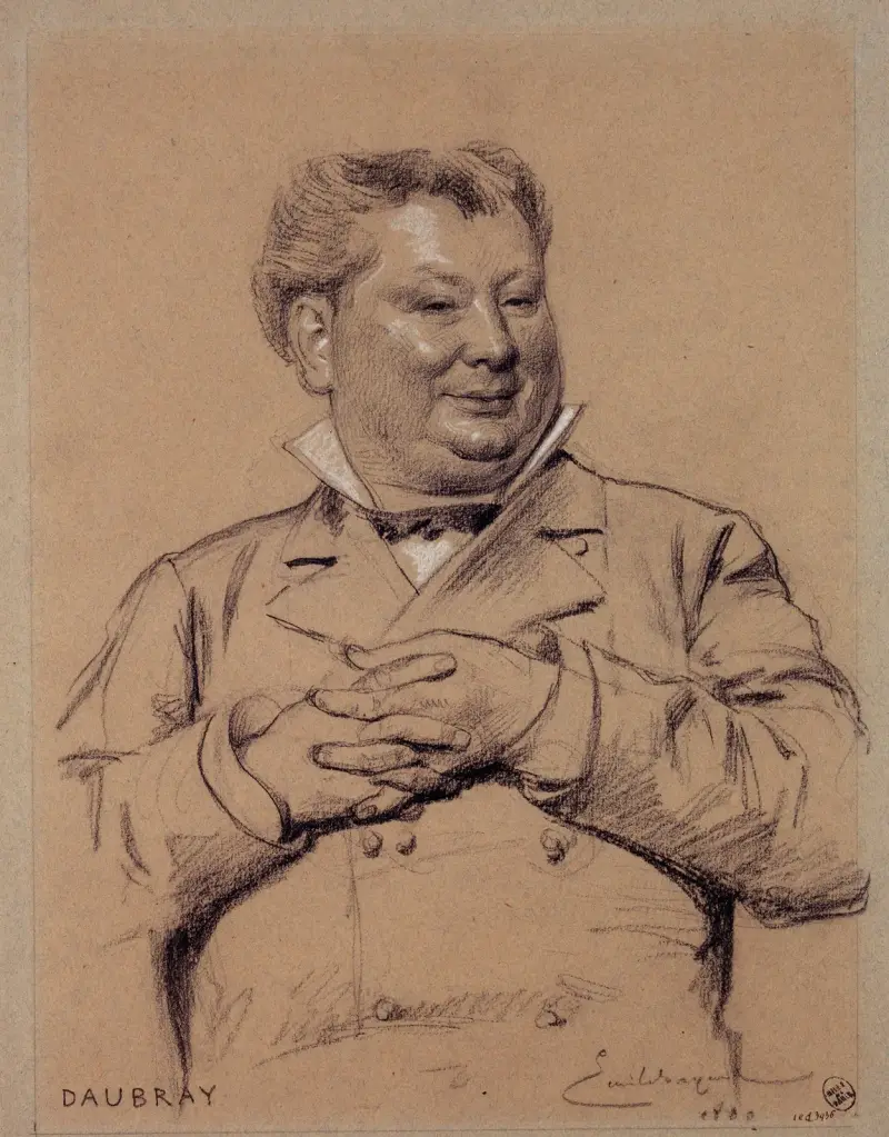 Portrait de Daubray, acteur du Palais Royal., 1880 – nr 1 av Émile-Antoine Bayard