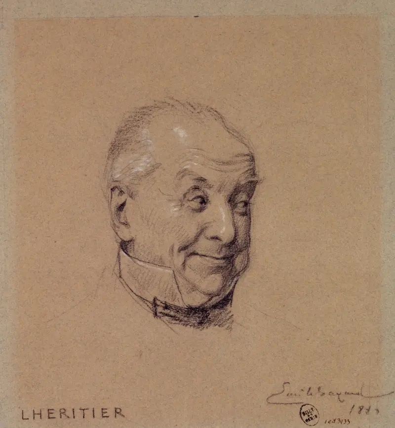 Portrait de Lhéritier, acteur du Palais Royal., 1880 – nr 1 av Émile-Antoine Bayard