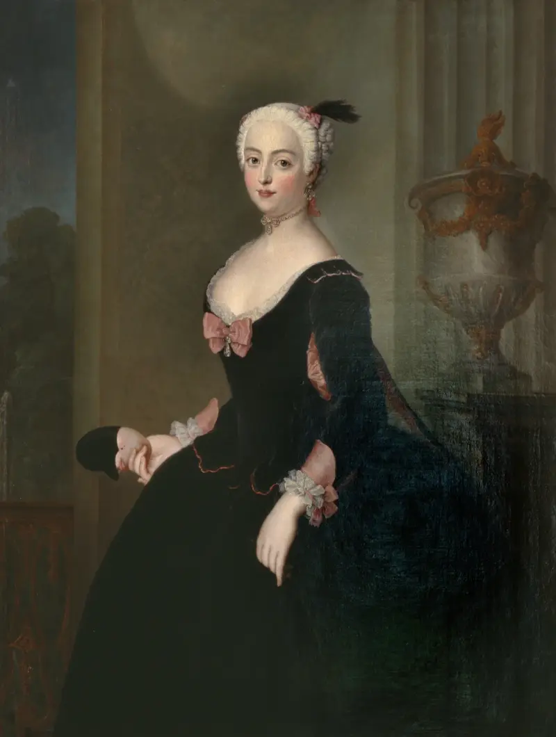 Anna Elisabet von der Schulenburg von Antoine Pesne