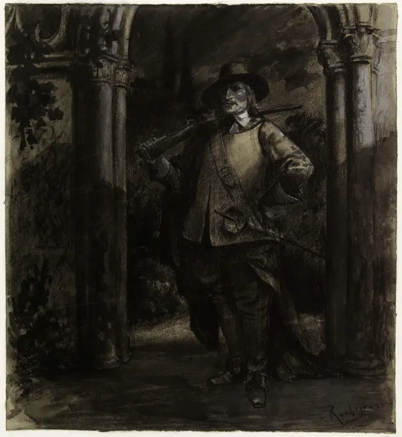 Cromwell (La Sentinelle) av Georges Antoine Rochegrosse