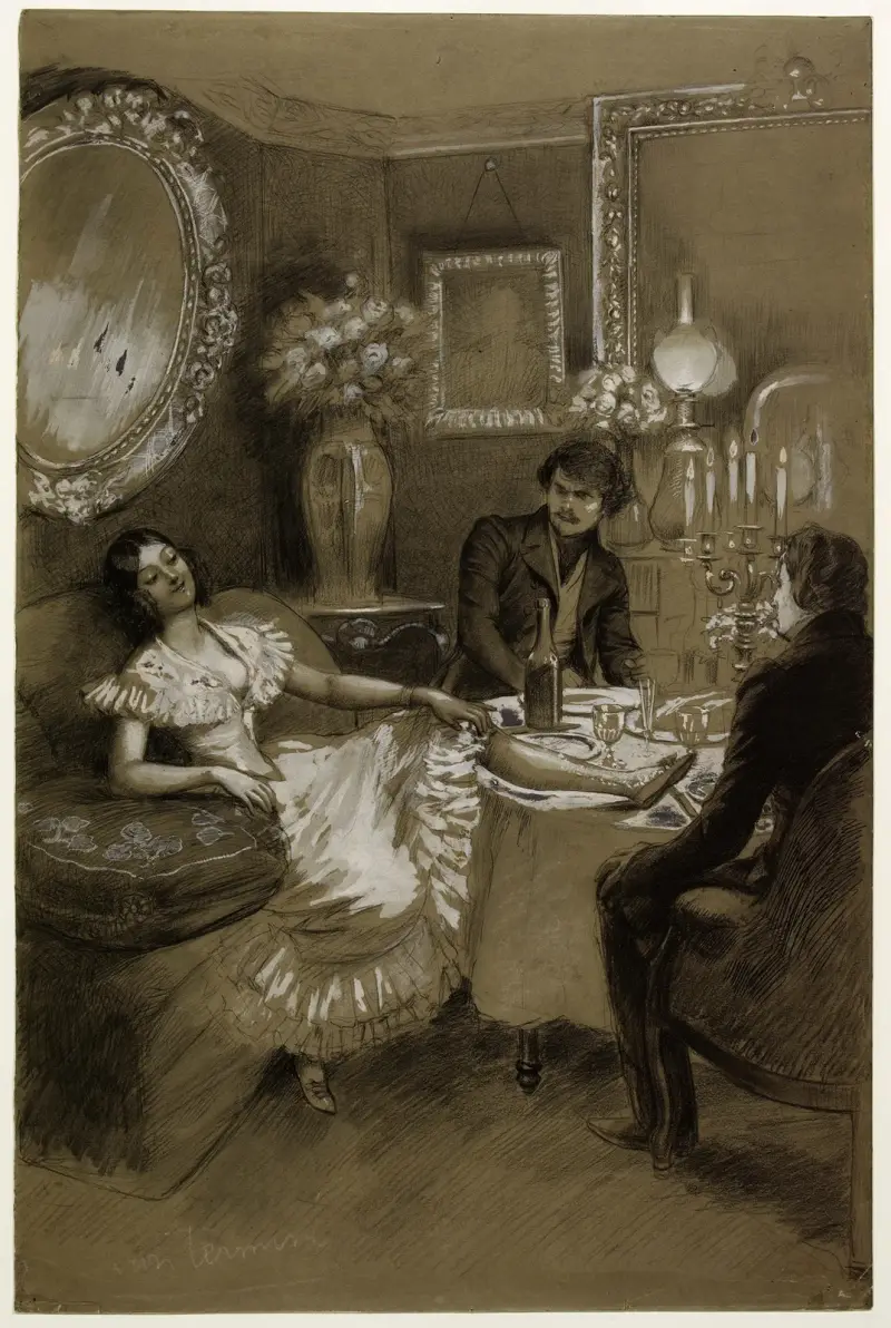Podle přírody, Georges Antoine Rochegrosse