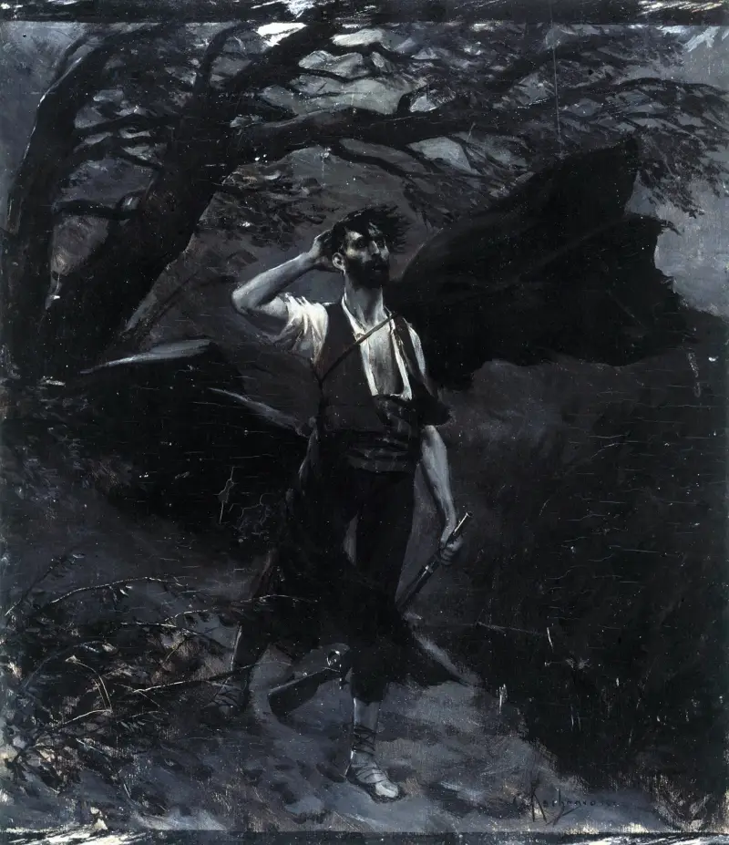 Gastibelza av Georges Antoine Rochegrosse