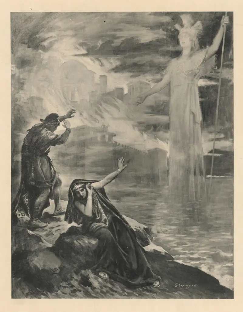 Hélène. Drame lyrique en 1 acte. Poème et musique de Camille Saint-Saën av Georges Antoine Rochegrosse
