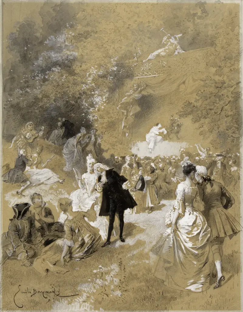 La Fête chez Thérèse av Georges Antoine Rochegrosse