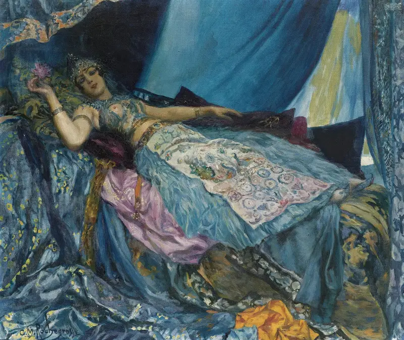 La Princesse Bleue von Georges Antoine Rochegrosse