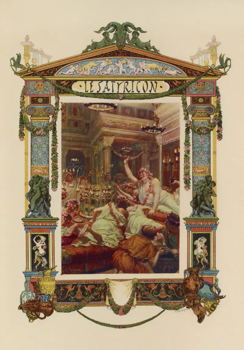 Satyricon de Pétrone av Georges Antoine Rochegrosse