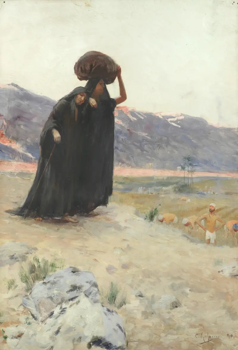Den långa vandringen hem av Georges Antoine Rochegrosse