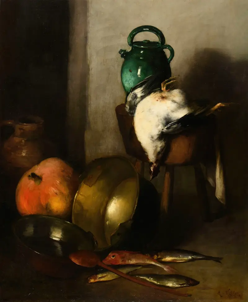 Stillleben von Antoine Vollon