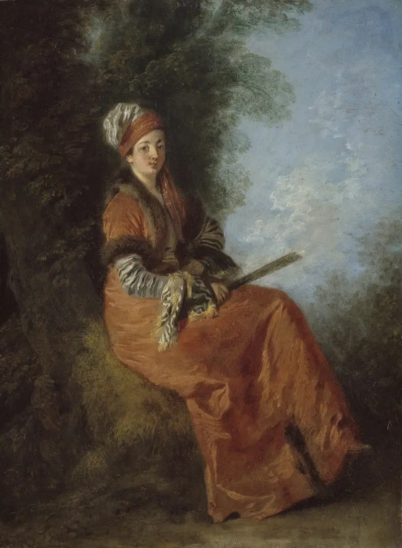 Drömmaren (La Rêveuse) av Jean-Antoine Watteau