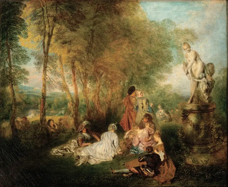 The Feast of Love av Jean-Antoine Watteau