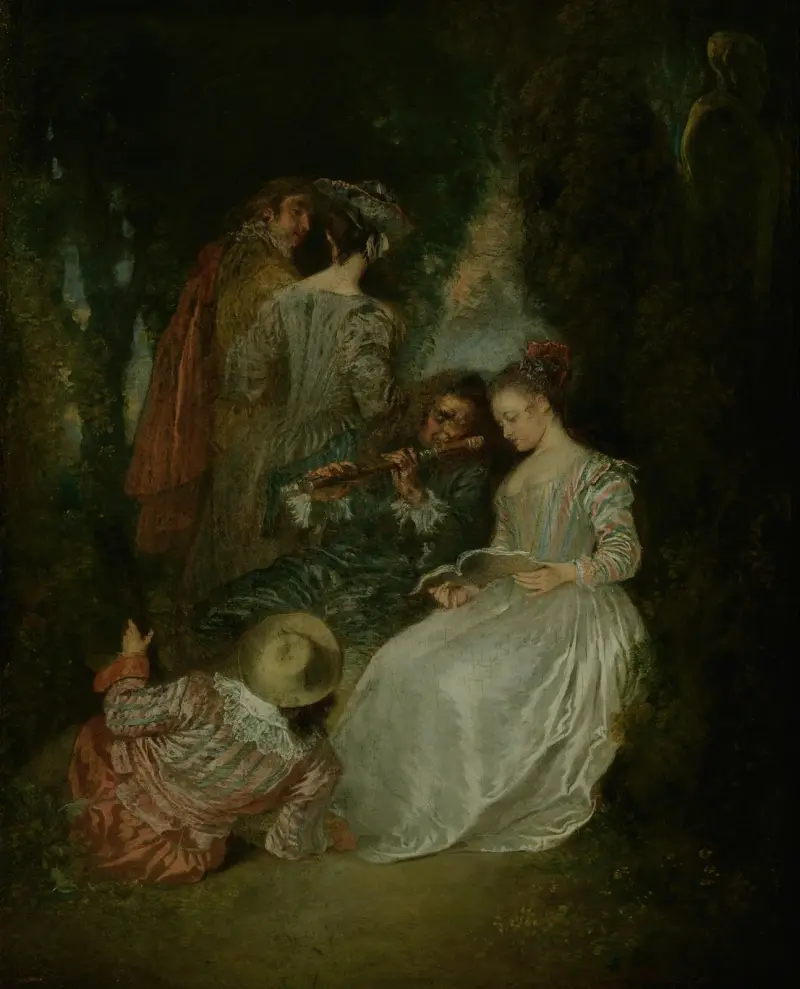 The Perfect Accord av Jean-Antoine Watteau