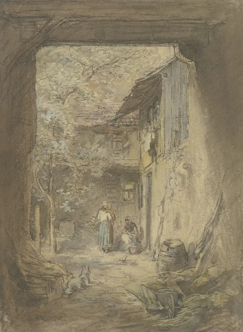 Bondgård av Anton Burger