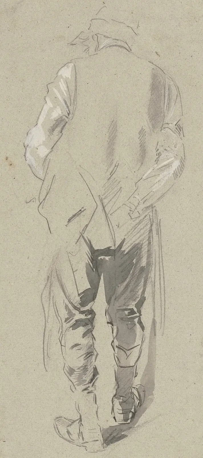 Bauer von hinten von Anton Burger