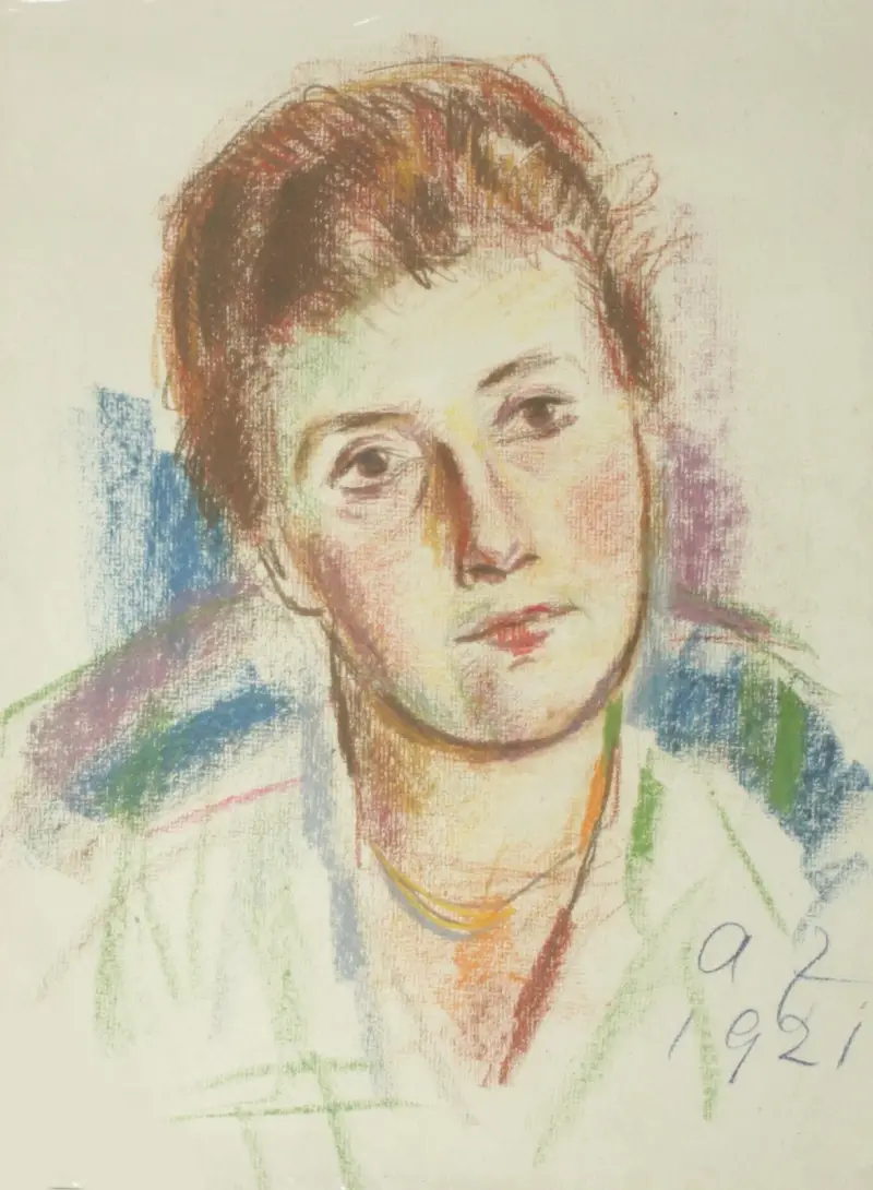 Damenbildnis av Anton Faistauer