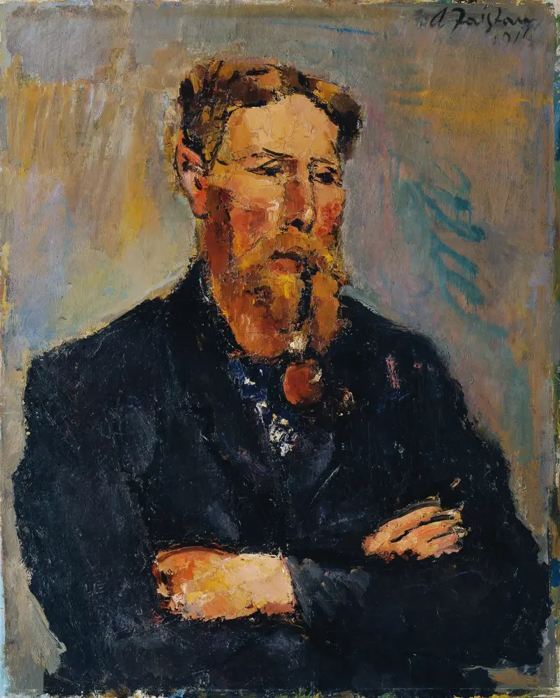 Portret malarza Georga Christiana Andersena, Anton Faistauer