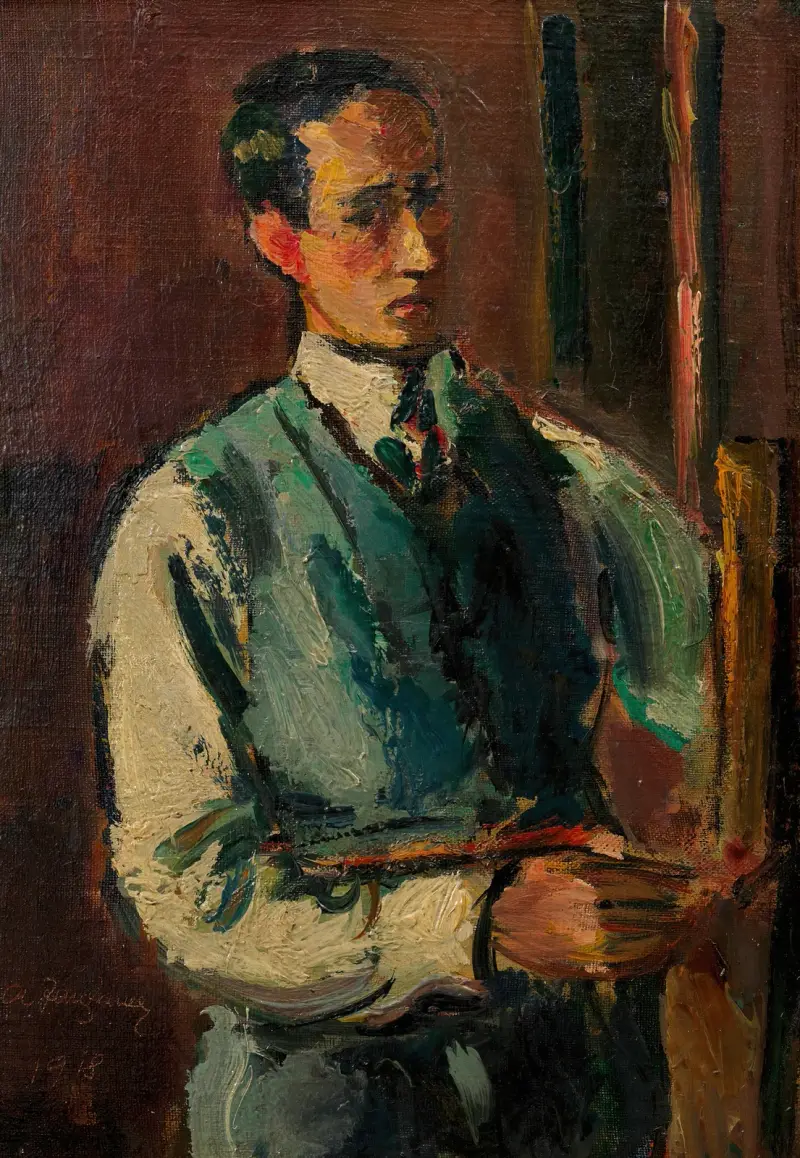 Autoportrét, Anton Faistauer