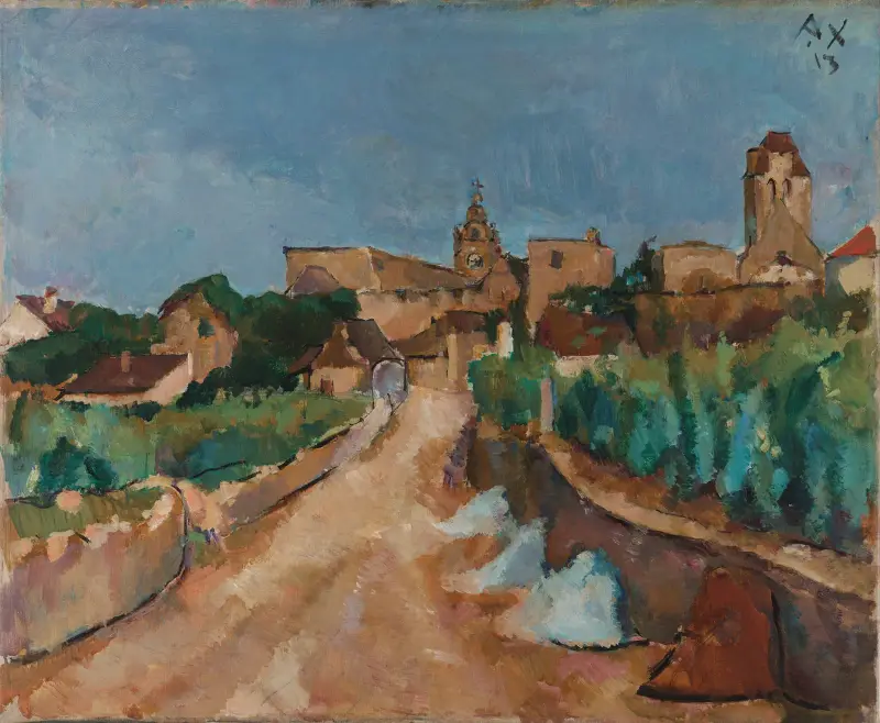 Straße nach Dürnstein von Anton Faistauer